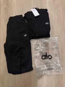 Men black yoga jogging set