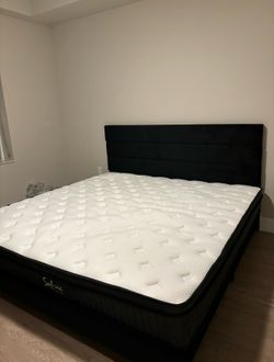 King bed and mattress for sale