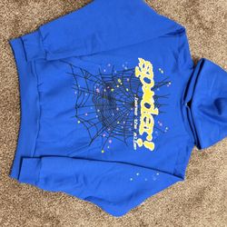 Spider Hoodie Marina Blue Size Médium 