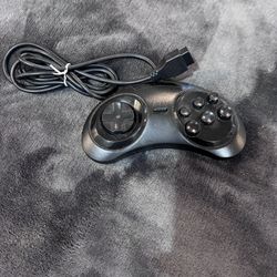 Replacement Wired 6-Button Controller Sega Genesis/Mega Drive Console Untested 
