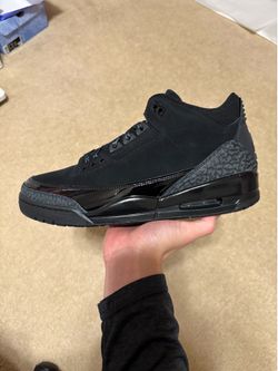 Size 13 - Nike Air Jordan 3 Retro Black Cat (2025)