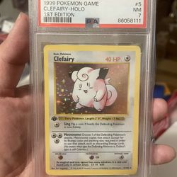 Clefairy - 1st Edition Shadowless PSA 7