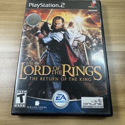 Ps2 Lord Of The Rings The Return Of The King