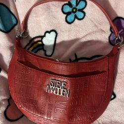 Steve Madden Red Purse 