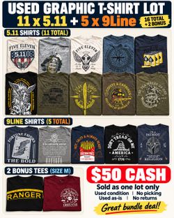 T-shirt Lot (16+2)