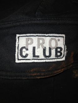 Pro Club Black Sweats.