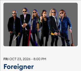Foreigner Tickets