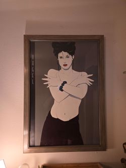 Poster in frame