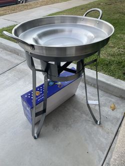 Set De 3ps  Base Quemador Y disco de acero Inoxidable 