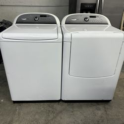 Washer 5.0cf And Dryer Whirlpool Cabrio Platinum (FREE DELIVERY & INSTALLATION) 2 Months Warranty 