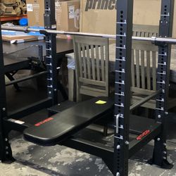 Ethos Bench Press with Weights and Bar 