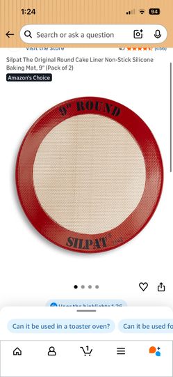 new baking mat 9” pack of 2