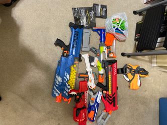 Huge Lot Of Nerf Guns