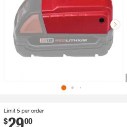 Milwaukee M18 USB Power Source 2 Available 