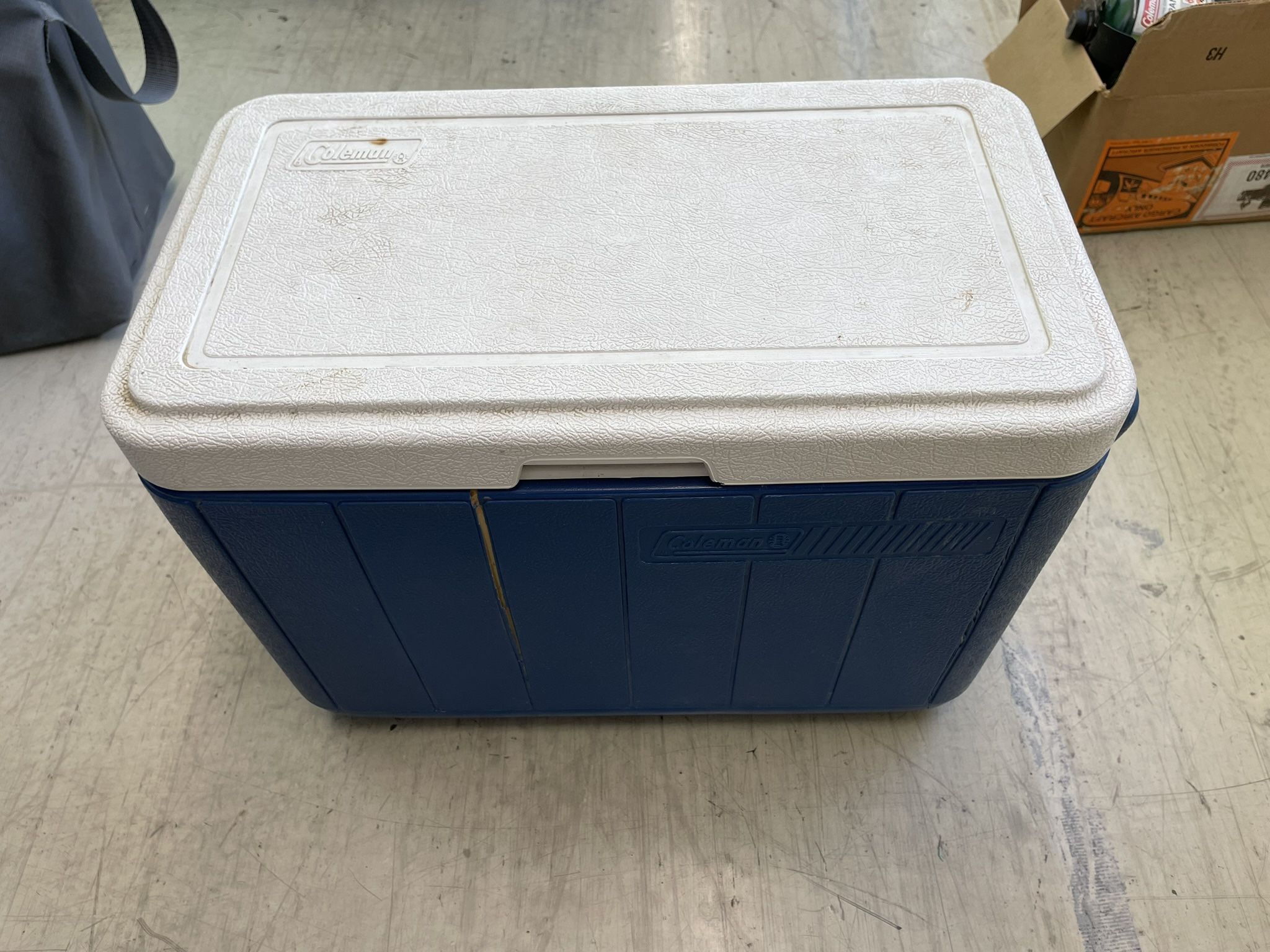 Blue Coleman Cooler