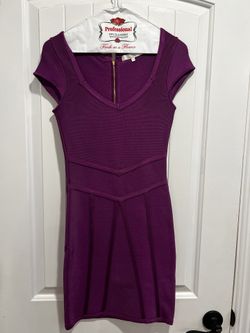 Purple Bandage Dress