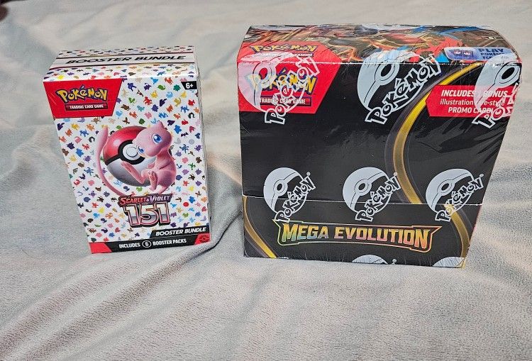 Mega Evolution Booster Box and 151 Bundle