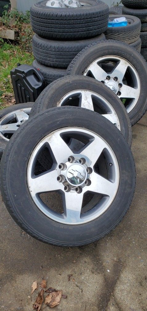 Chevy Silverado High Country Full Set OEM Wheels