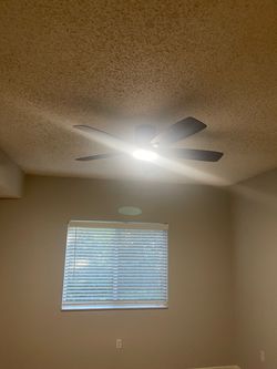 2 ceiling fan/LED/remote control