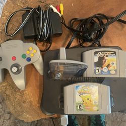 Nintendo 64- N64 BUNDLE Transfer Pak Included 