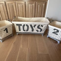 Restoration Hardware Toy Boxes