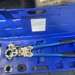 Hydraulic Tools Set Pex Pipe Pressing Tools Crimping Tools with Telescopic Handle 360 Degrees Head with TH16-32mm