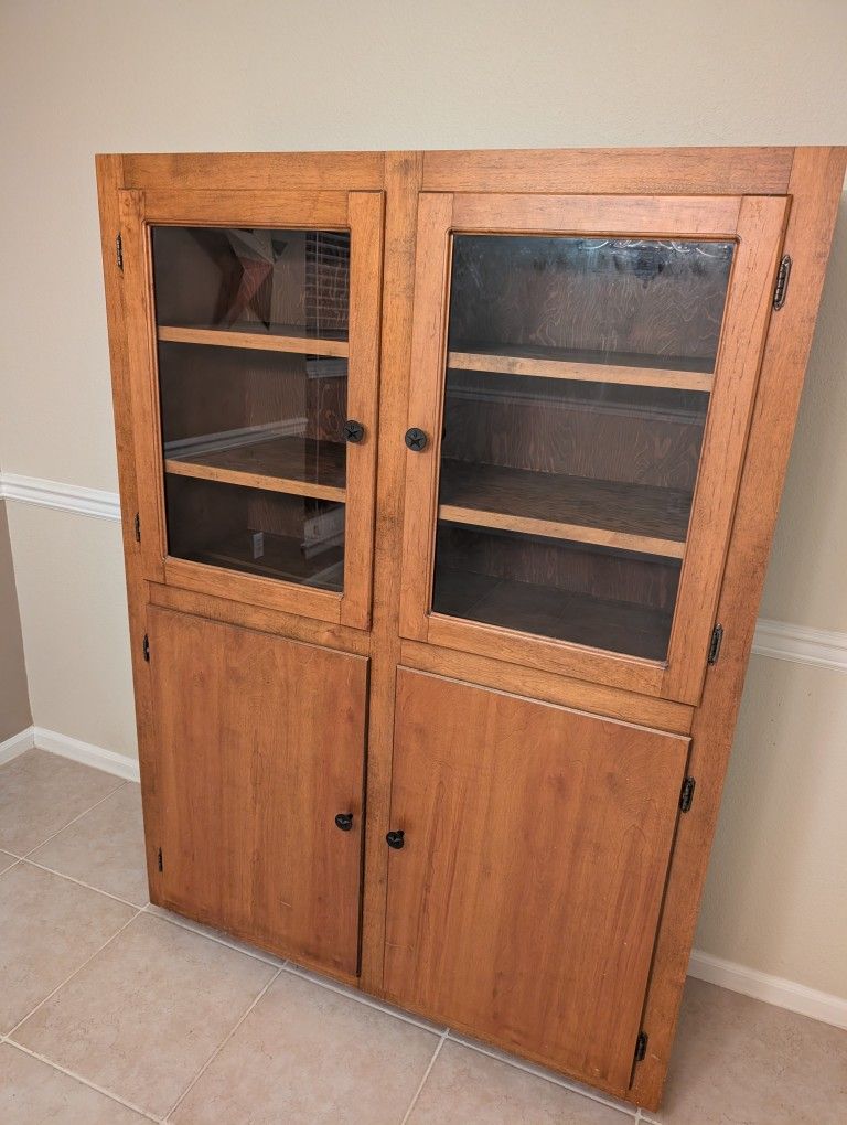 Large Wood Cabinet 