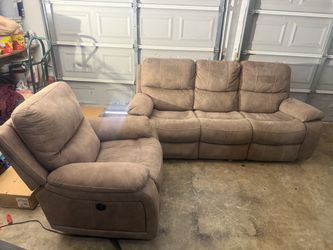 Power Reclining Sofa + Power Recliner Set – Delivery Available
