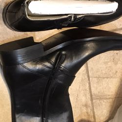 Kenneth Cole Leather Black Boots 10.5  Appear New