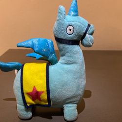 Fortnite Brite Unicorn Llama Llamacorn Blue 7" Stuffed Plush Animal Toy Russ