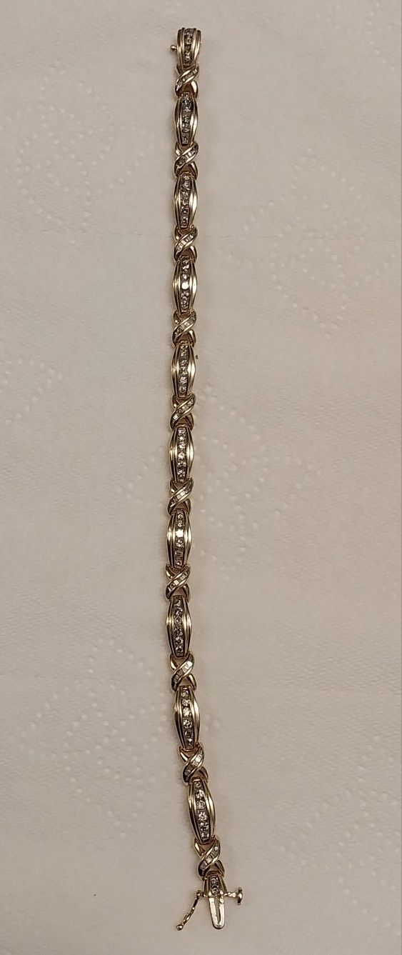 """14k W/Diamonds Bracelet"""