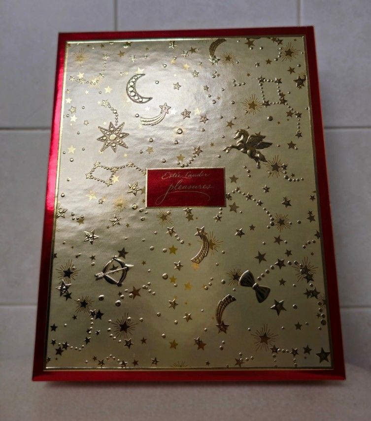 NEW Estée Lauder Pleasures Favorites Duo Gift Set + Red Gift Bag