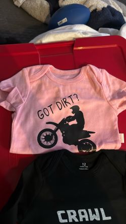 Brand New 12 Month Short And Long Sleeve RIDING