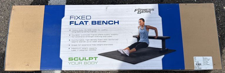 Fixed Flat Gym Bench
