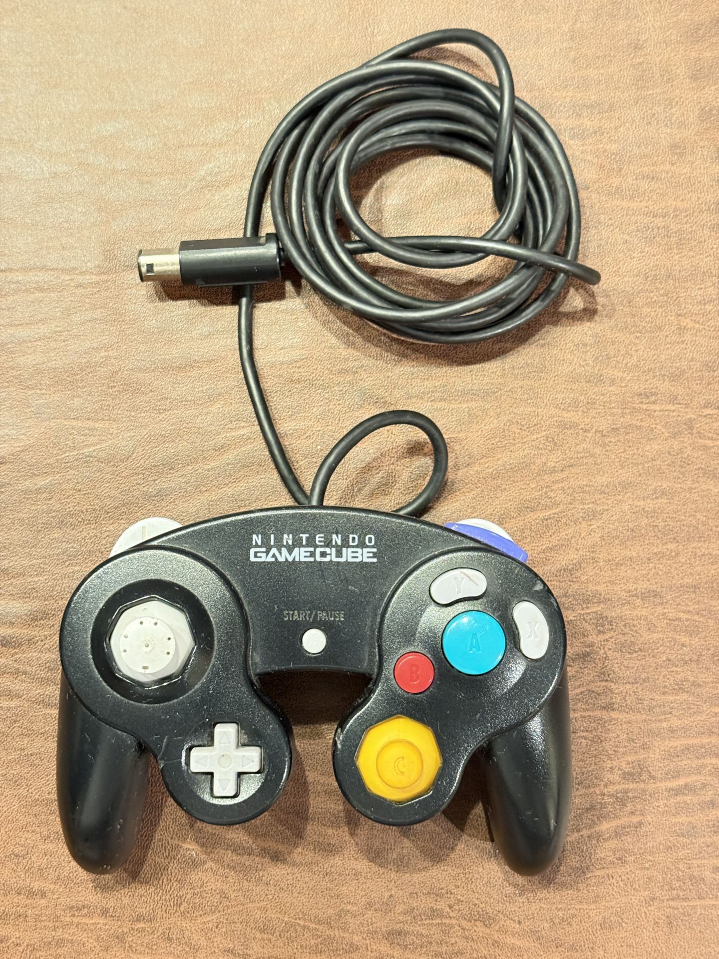 Nintendo GameCube Controller Black DOL-003 OEM Official Used Tested Works