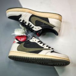 Jordan 1 Low Travis Scott Olive 51