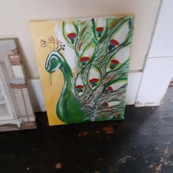 Peacock Painting 