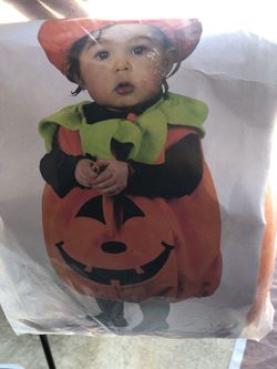 Infant Pumpkin costume- up to 24 months