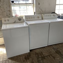 PERFECTLY RUNNING WASHERS!  ILL RUN THEM FOR YOU!! $265. A PIECE! NO ISSUES WITH ANY OF THEM!  ALL BRANDS ARE MADE BY WHIRLPOOL! IM IN MARRERO! Ph# 50