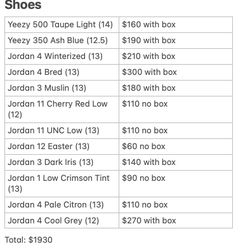 SELLING SHOE COLLECTION