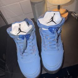 Blue Jordan 5 Size 7Y