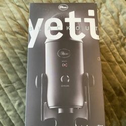 BLUE YETI Blackout USB microphone - NIB