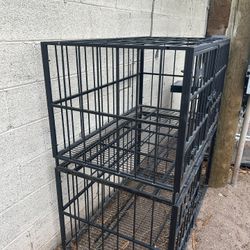 🐶 Heavy-Duty Steel Dog Kennels (3 Available)