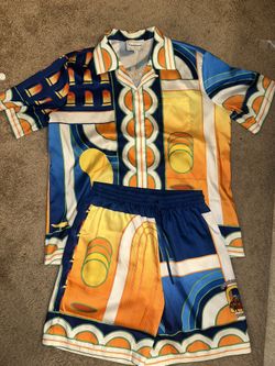 Casablanca Set (Shirt & Shorts) $200