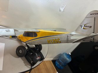 Carbon Cub RC Airplane with Spektrum DXS Transmitter