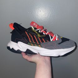 Men’s Adidas Ozweego Zip “Black Solar Red” Size 8.5 