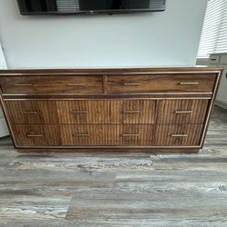 Real Wood Dresser (has Matching End Tables )