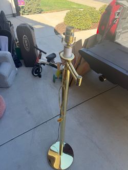 Brass Floor Lamp Base No Shade