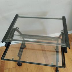 Small Glass Desk 