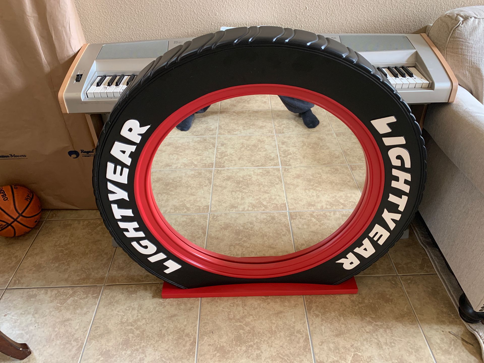 Disney’s Cars Lightning McQueen tire mirror
